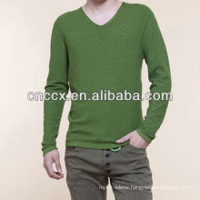 13STC5575 latest design fashion V-neck european style sweaters for men